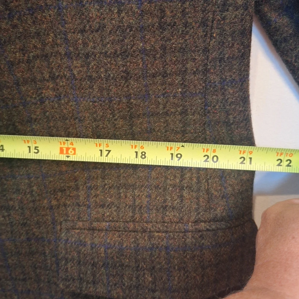 Brooks Brothers Men’s Regent Fit Size 44L Sports Coat‎ Blazer Wool Green Plaid